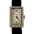 Art Deco Hand Engraved Gruen Guild Platinum 1920 Satin Strap Wrist Watch 