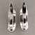 Vintage .80ct Cornflower Sapphire 18k Gold Hinged Back Post Top Pierced Earrings