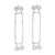 Peter Suchy .65 Carat Diamond White Gold Dangle Drop Earrings
