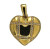 Estate 18k Heavy Solid Hinged Handmade Diamond Heart Locket Opens              