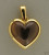 Estate Heavy 18k Solid Gold Handmade Golden Yellow Citrine Heart Hinged Locket
