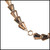 Wefferling Berry 14k Rose Green Gold  Domed Link Necklace