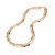 Wefferling Berry 14k Rose Green Gold  Domed Link Necklace