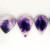 Vintage 375.00ct Pear Clear Quartz Purple Amethyst 19 Inch 14k Gold Necklace