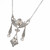 .30 Carat Diamond Filigree White Gold Pendant Necklace