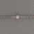 Vintage 1.14ct 22 Inch 14k White Gold Brilliant Diamond By The Yard Necklace