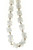 Vintage 150.00ct Blue Moonstone Rondelle Briolette Bead Necklace 14k Wire