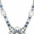 34.50 Carat Moonstone Sapphire White Gold Pendant Necklace