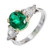Peter Suchy 1.97 Carat Colombian Emerald Diamond Gold Platinum Engagement Ring