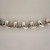Vintage Designer Kurt Gutman Hinged Heavy 18k White Gold Swirl Link Necklace