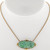 Carved Oval Jadeite Jade Natural Pearl Gold Pendant Necklace
