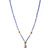 AGL Certified Purple Tanzanite South Sea Pearl Diamond Yellow Gold Necklace