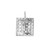 1.80 Carat Round Diamond 14k White Gold Pendant
