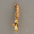 Vintage Estate Filigree 14k Yellow Gold .05ct 1920 Diamond Pendant
