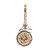 Vintage Estate Victorian .03ct Diamond 14k Pink Gold Filigree Pendant
