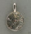 Estate 1860'S Solid Platinum Open Work Circle Old Mine Diamond Pendant