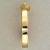 Vintage 21.10CT Bi Color Tourmaline Slice 14K Gold Natural Inclusions Pendant