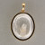 Vintage 31.28CT Rare Natural Clear Manifestor Quartz 14K Pink Gold Frame Pendant