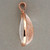 Vintage Pear 20.24ct Rare Clear Manifestor Quartz Crystal 14k Pink Gold Pendant