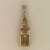 Vintage Golden Yellow Beryl Heliodore Style Triangle & Emerald Cut Pendant