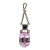 Art Deco 9.97ct Oval Kunzite Cushion Black Onyx 14k White Gold Hinged Pendant