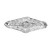 1.45 Carat Diamond Platinum Edwardian Brooch