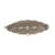 Vintage Esem Edwardian Art Deco 14k Gold Platinum Pierced Filigree Diamond Pin