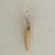 Vintage 1890 Victorian 14k Pink Gold Untreated Round Persian Turquoise Jabot Pin