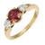 Tiffany & Co .89ct  Orange Sapphire Diamond 18k Gold Engagement Ring