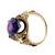 .9 Carat Amethyst Rose Gold Ring