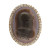 Antique Estate Victorian Carved Hardstone Cameo 14k Rose Gold Ring .50ct Diamond