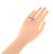 Sonia B 3.70 Carat Ruby Diamond Gold Dome Cocktail Band Ring