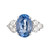 Peter Suchy GIA 8.95 Carat Blue Sapphire Diamond Platinum Engagement Ring