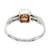 GIA Certified 1.37 Carat Natural Brown Diamond Platinum Engagement Ring