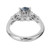 Peter Suchy 2.35 Carat Blue Sapphire Pear Diamond Platinum Engagement Ring