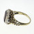 Art Deco 2.00 Carat Garnet Diamond Yellow Gold Ring 