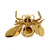 .60 Carat Diamond Jade Yellow Gold  Bee Brooch