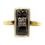 Victorian .6 Carat Diamond Rose Gold Silver Ring  