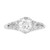 1.16 Carat Diamond Victorian Hand Pierced Platinum Engagement Ring