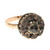 Vintage Antique 1830 Cut 14k Pink Gold Natural Pink Brown Diamond .70ct Ring