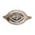 Vintage Estate 14k Yellow White Gold Filigree Ring .02ct Diamond