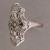 Vintage Art Deco 18k White Gold .06ct Diamond Old European Ring