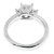 Vintage Estate .70ct Platinum Princess Cut Engagement Diamond Ring