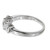 Engagement 1.06ct 3 Diamond 1.06ct 18k White Gold Ring