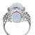 GIA Certified 30.00 Star Sapphire Diamond Platinum Art Deco Engagement Ring