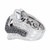 Sonia B 2.00 Carat Black Diamond White Gold Ribbon Design Cocktail Ring