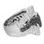 Sonia B 2.00 Carat Black Diamond White Gold Ribbon Design Cocktail Ring