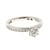 Engagement Gabriel 3944 18k White Gold Diamond Ring .50ct