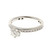 Engagement Gabriel 3944 18k White Gold Diamond Ring .50ct