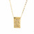 6.00 Carat Diamond Yellow Gold Ski Jump Pendant Slide Necklace